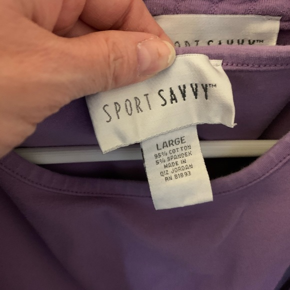 💐Purple Quilted Jacket with matching Tee Shirt!! - Picture 5 of 7